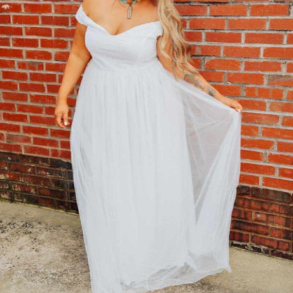 NWT SFC Friday Night Lights Dress - White